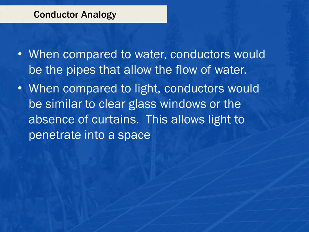conductor analogy