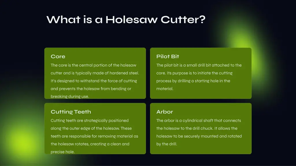 what is a holesaw cutter