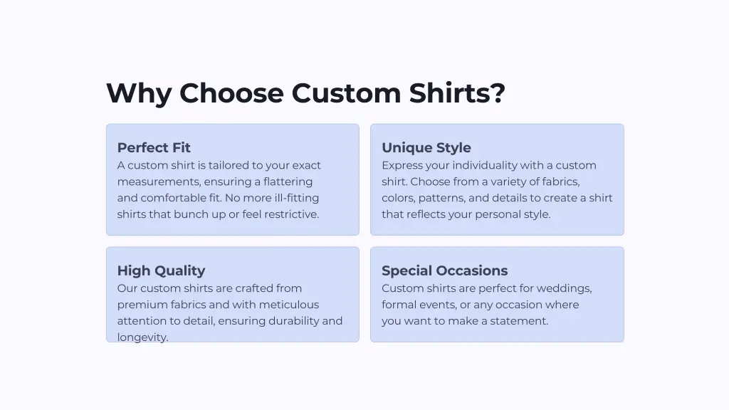 why choose custom shirts