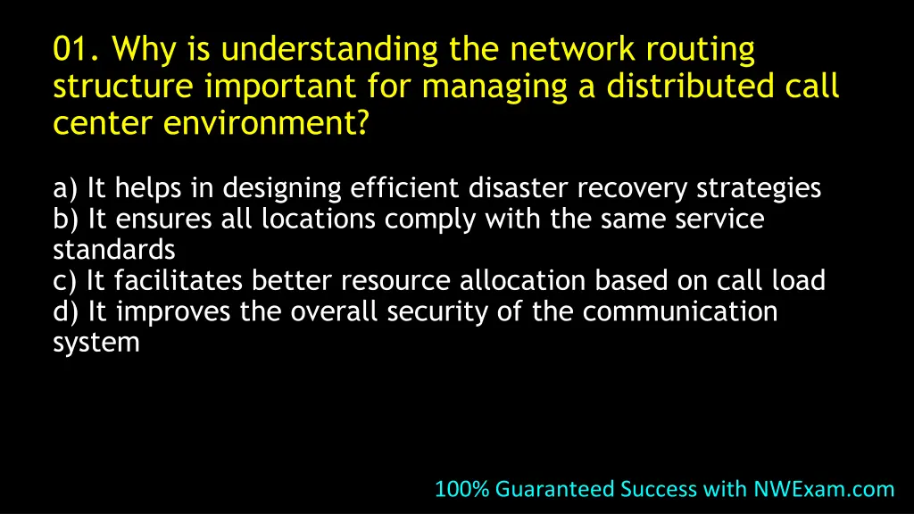 01 why is understanding the network routing