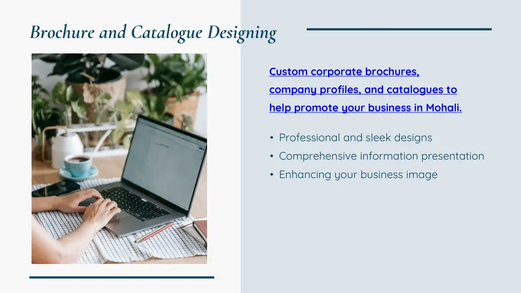 brochure and catalogue designing