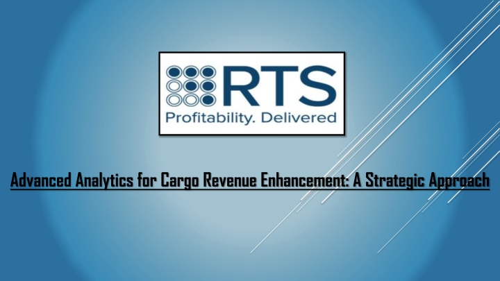 advanced analytics for cargo revenue enhancement