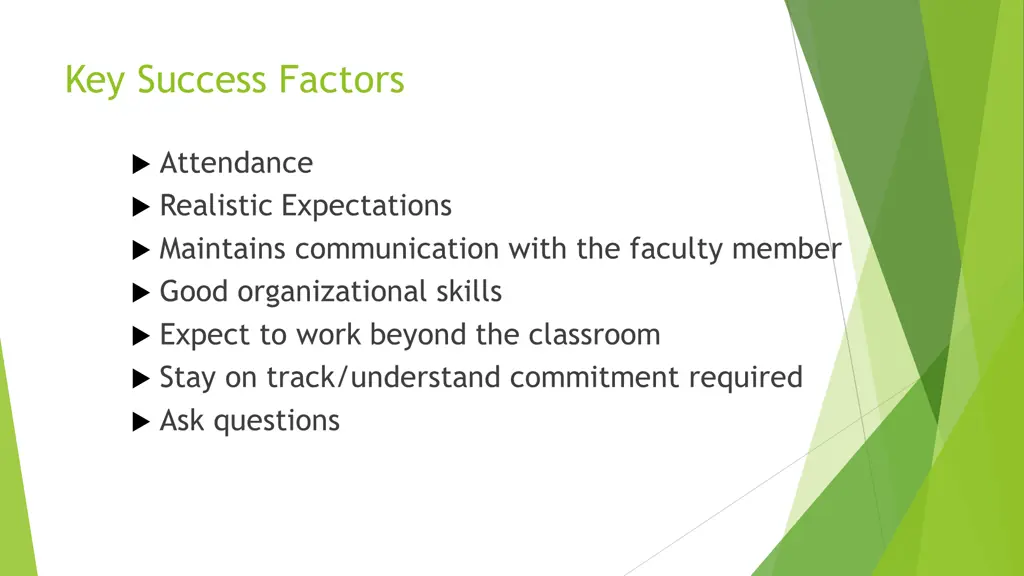 key success factors