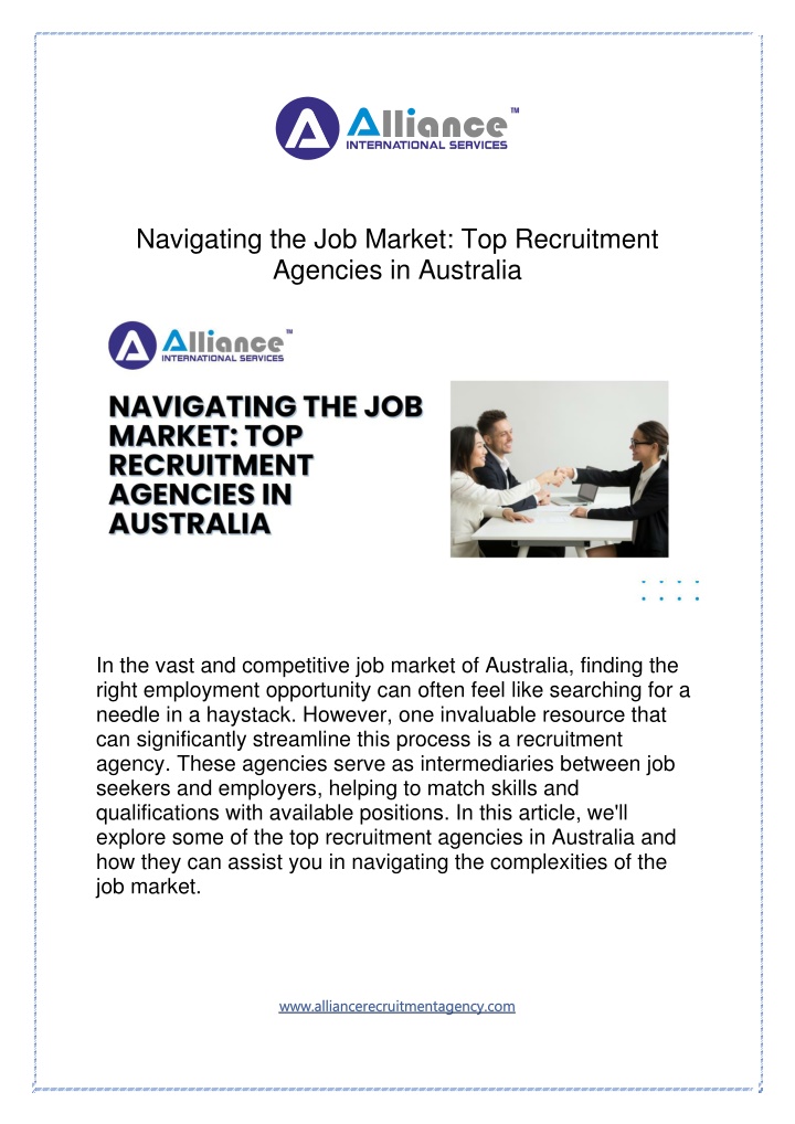 navigating the job market top recruitment