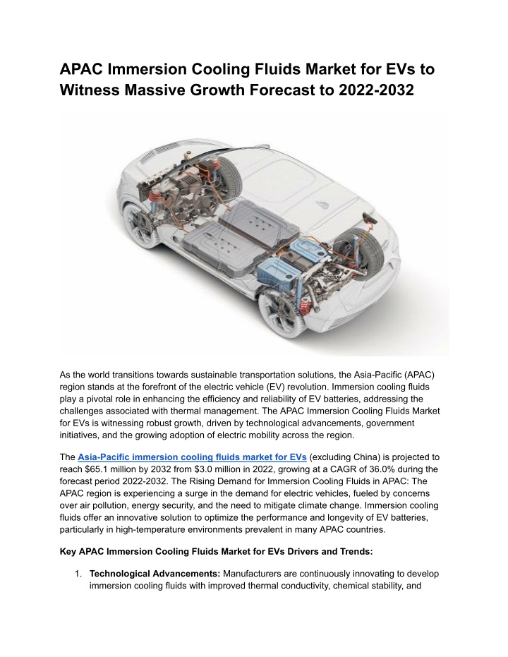 apac immersion cooling fluids market