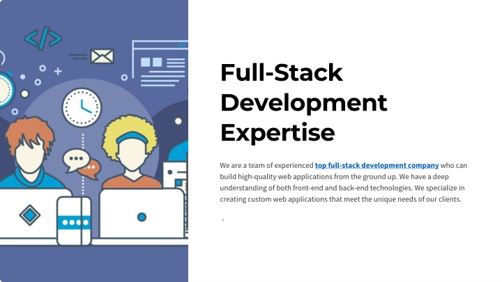 full stack development expertise