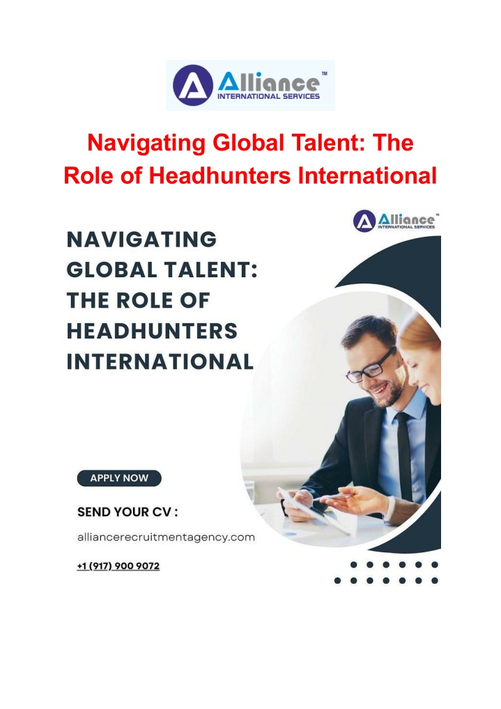 navigating global talent the role of headhunters