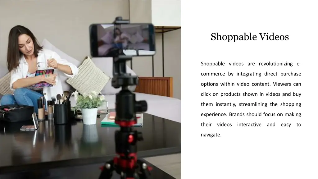 shoppable videos