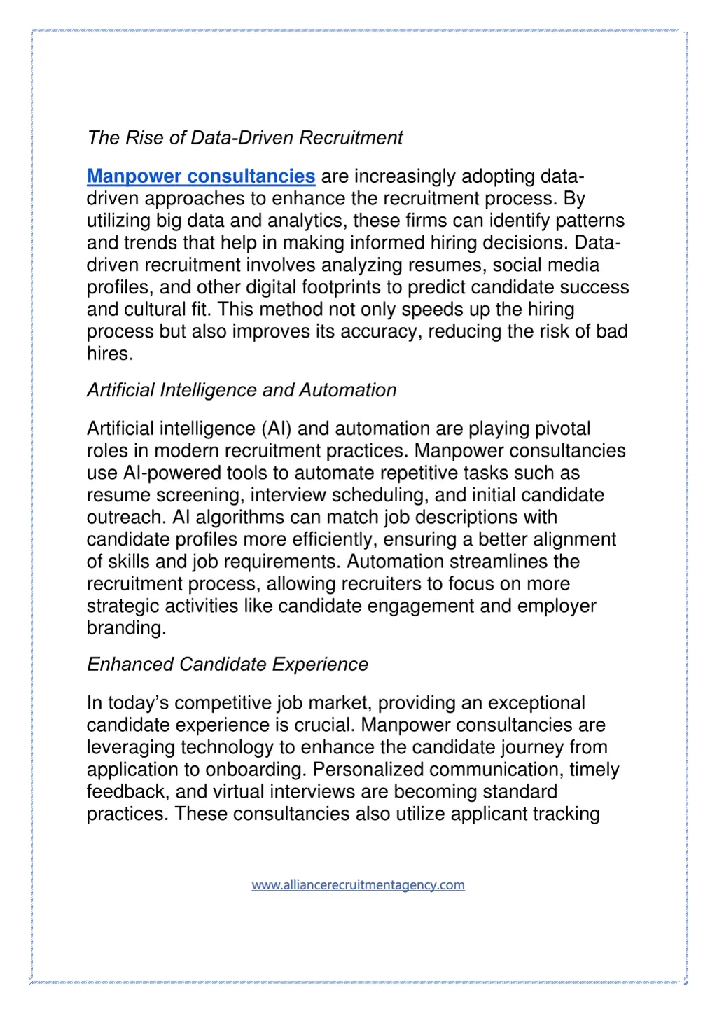 the rise of data driven recruitment