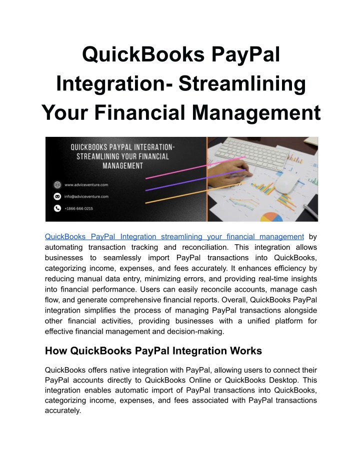 quickbooks paypal integration streamlining your