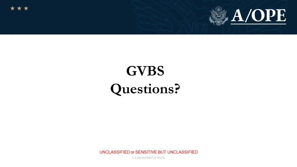 gvbs questions