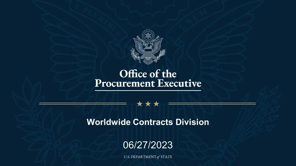 worldwide contracts division