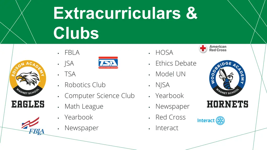 extracurriculars clubs