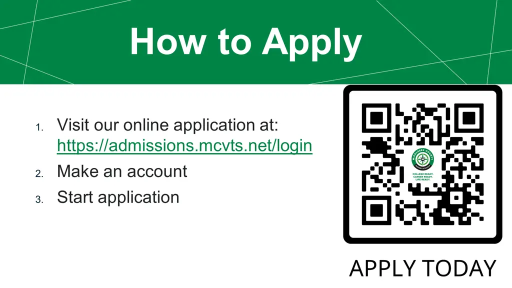 how to apply