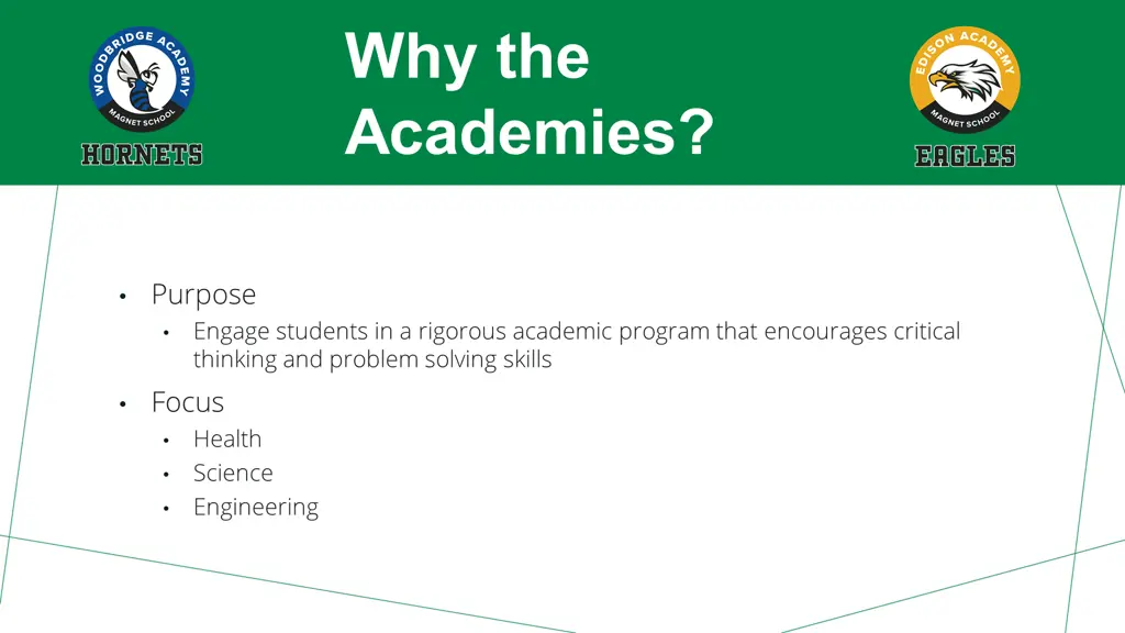 why the academies
