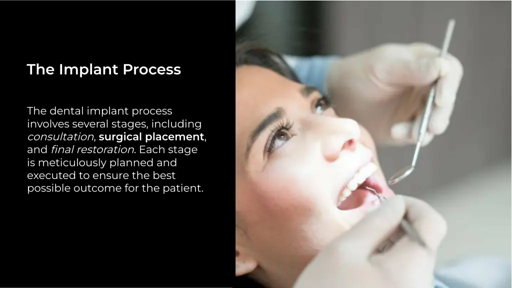 the implant process