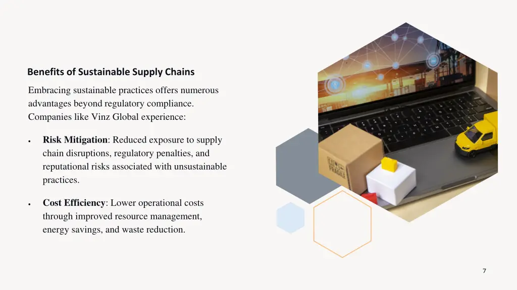 benefits of sustainable supply chains