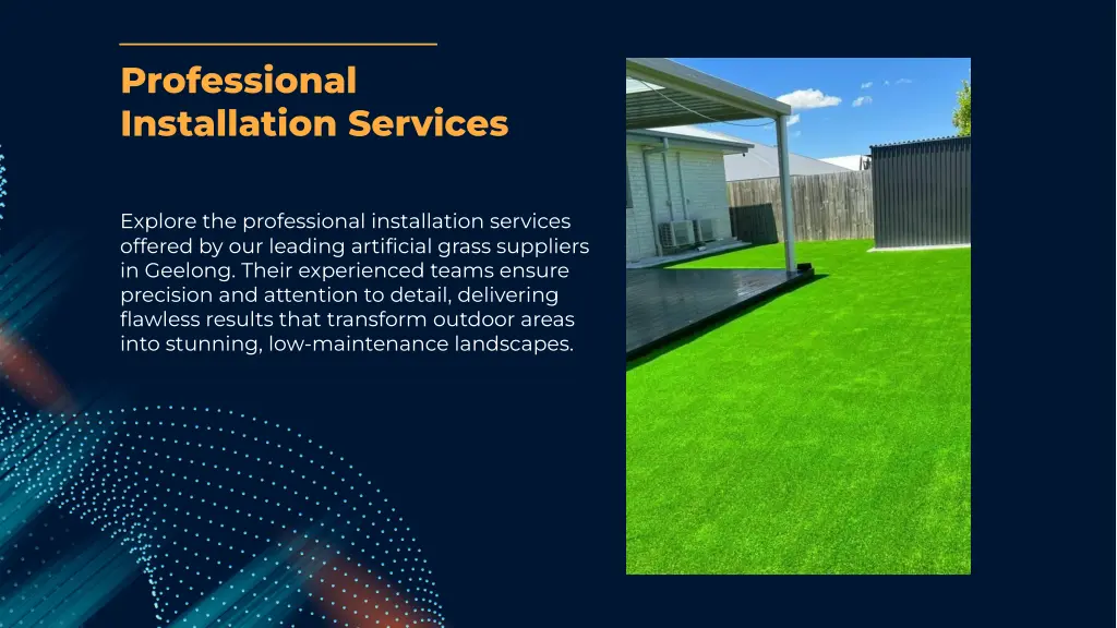 professional installation services
