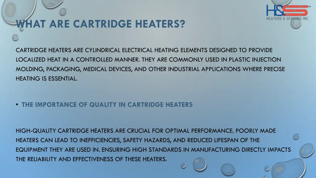 what are cartridge heaters