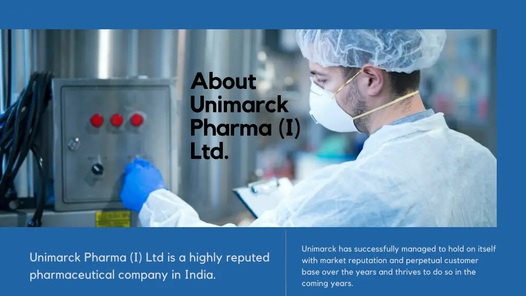 about unimarck pharma i ltd