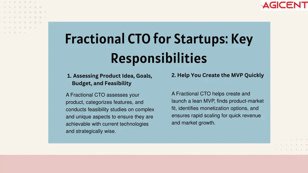 fractional cto for startups key responsibilities