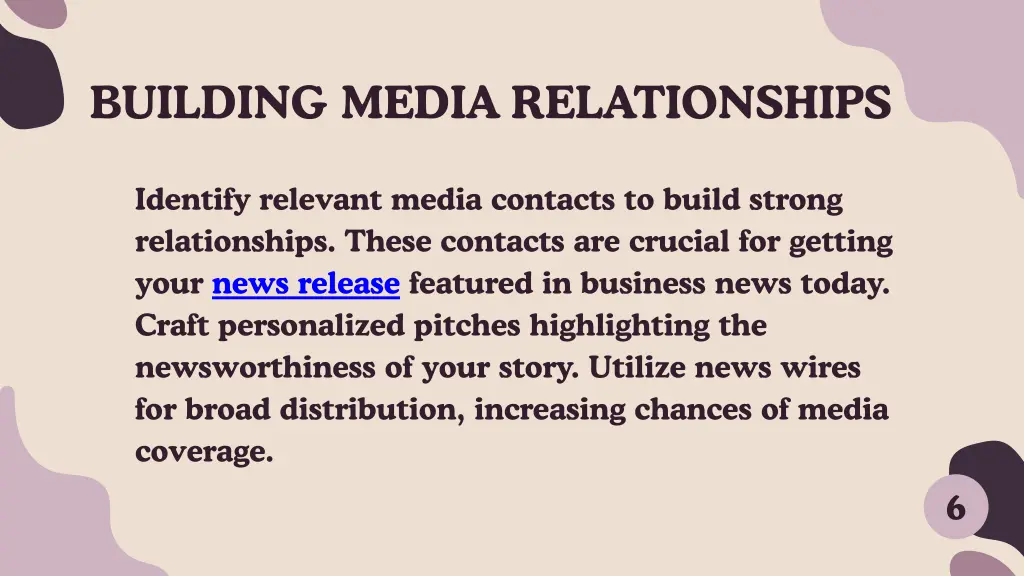 building media relationships