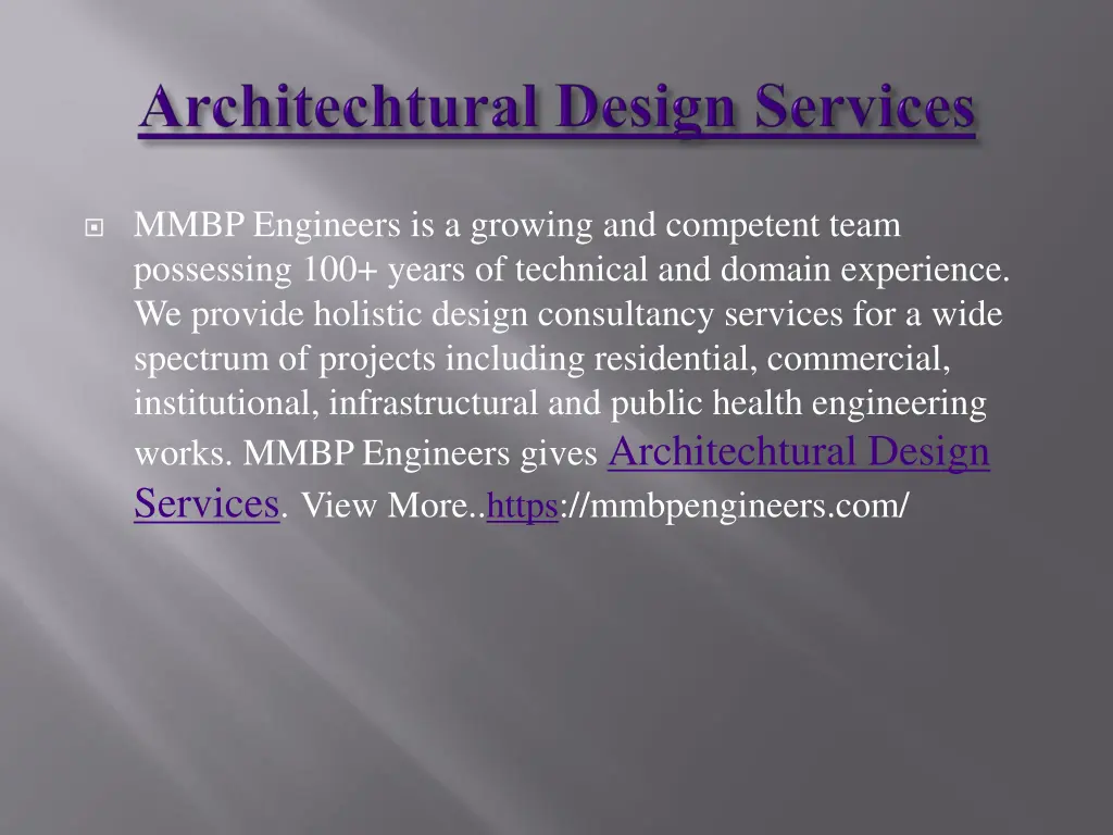 architechtural design services 1