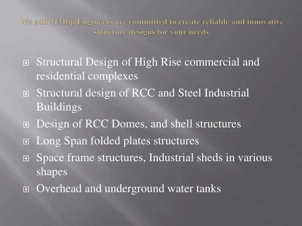 structural design of high rise commercial