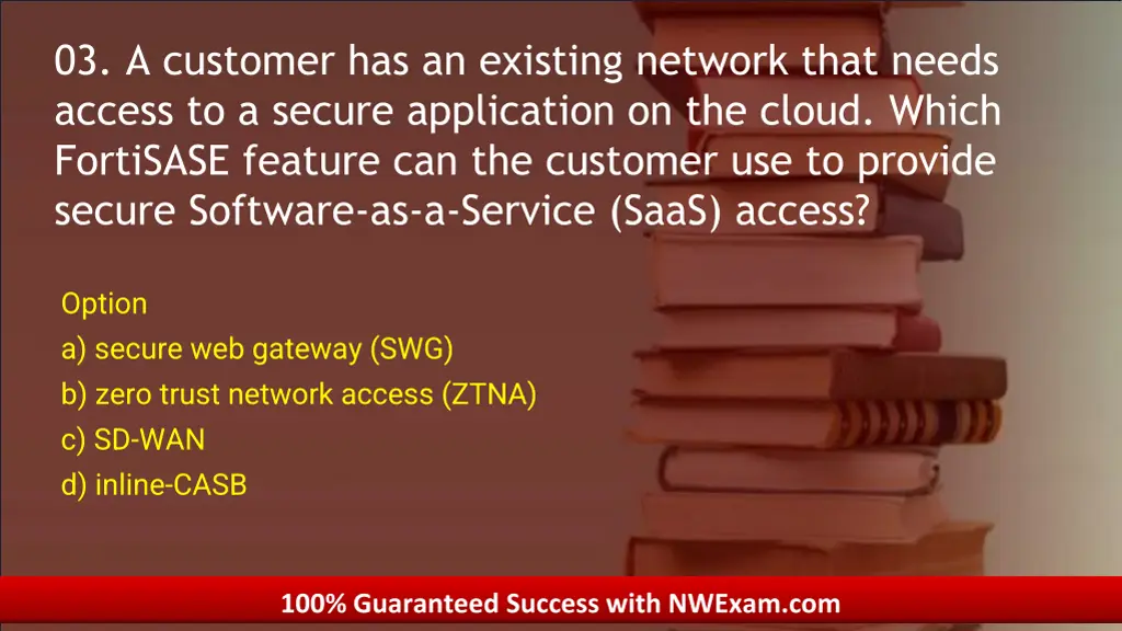 03 03 a customer has an existing network that