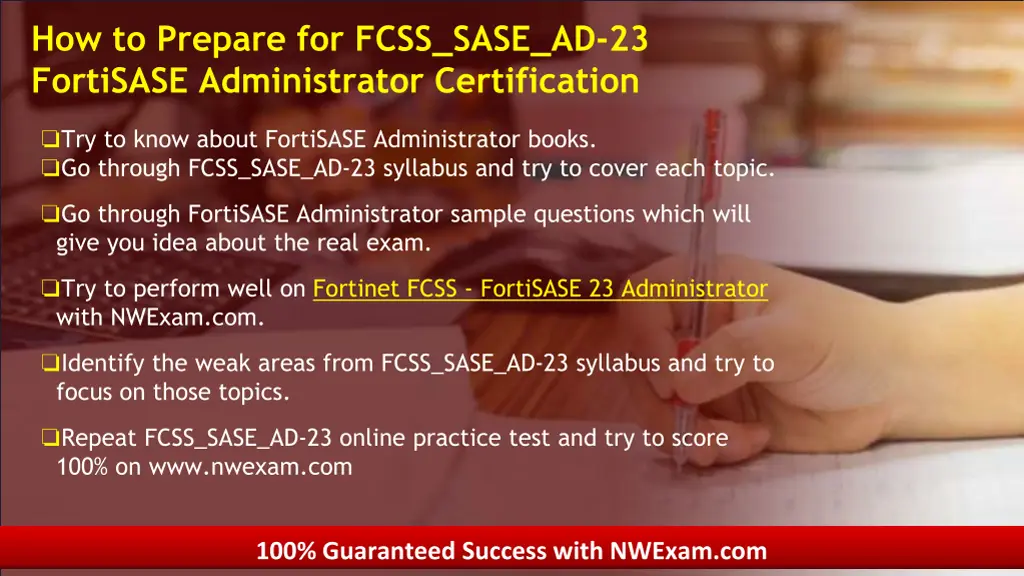 how to prepare for fcss sase ad 23 fortisase