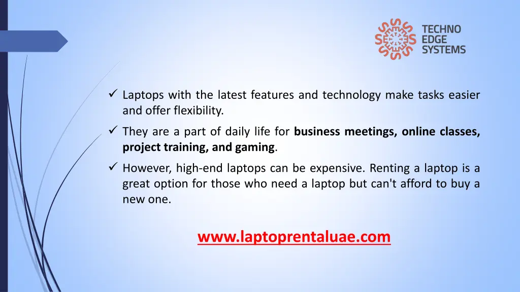 laptops with the latest features and technology