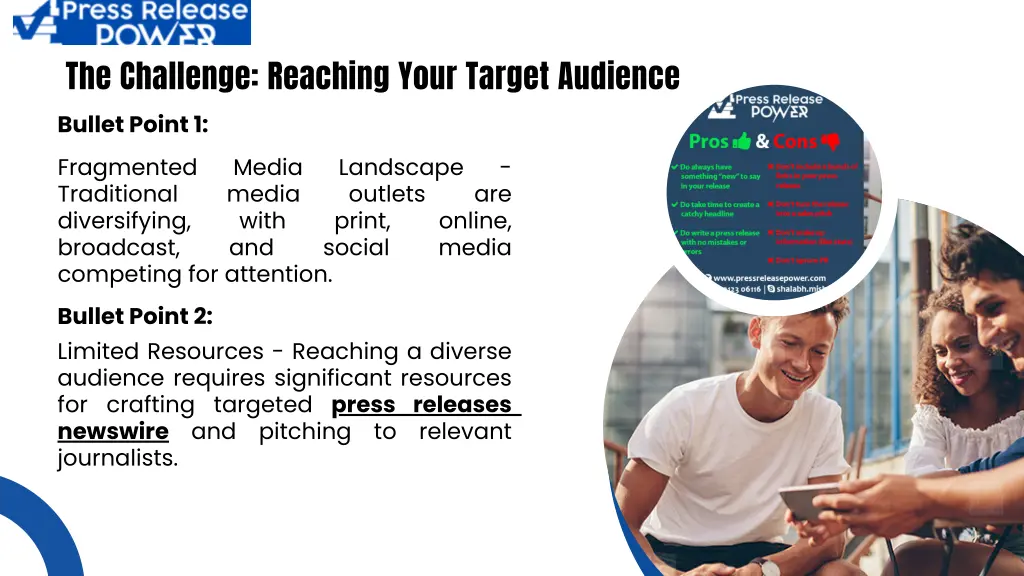 the challenge reaching your target audience