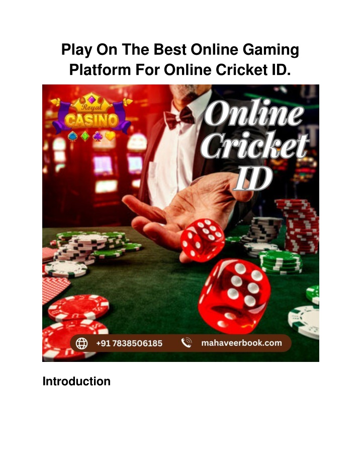 play on the best online gaming platform