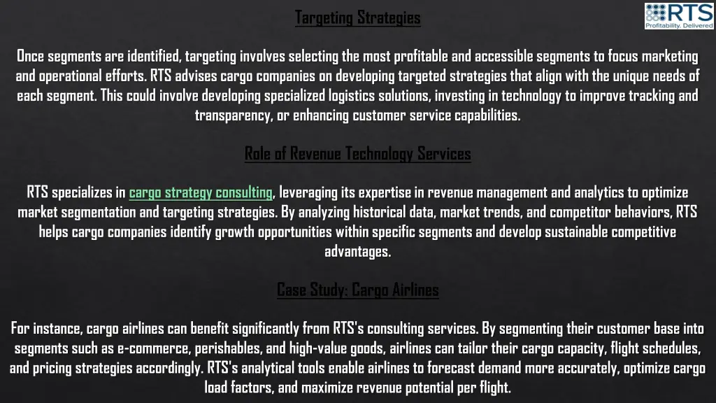 targeting strategies