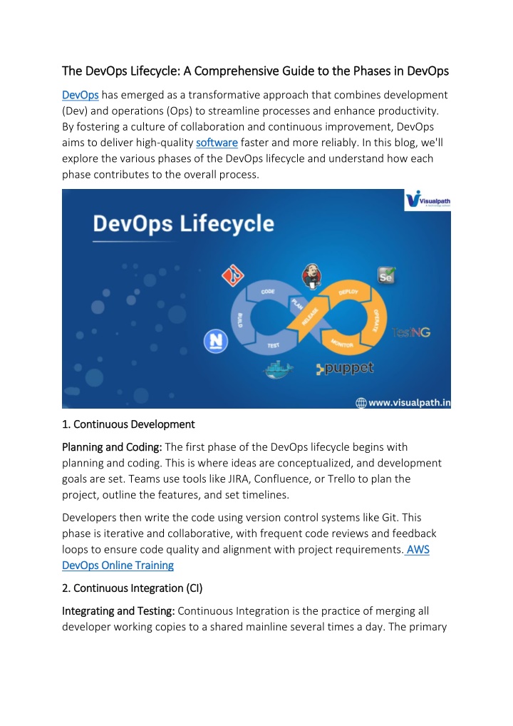 the devops lifecycle a comprehensive guide