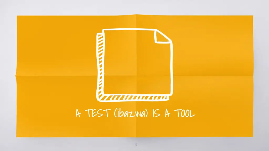 a test ibazwa is a tool
