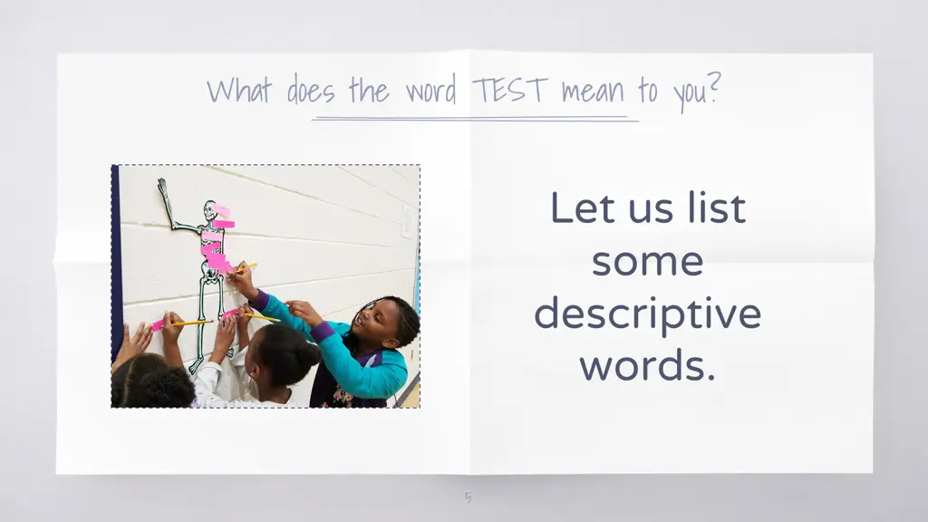 what does the word test mean to you