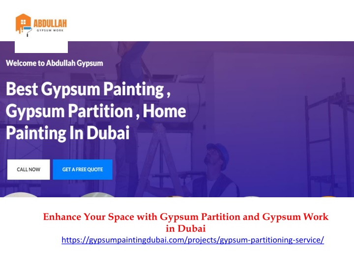 enhance your space with gypsum partition