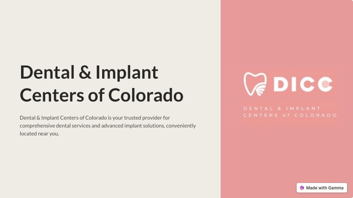 dental implant centers of colorado