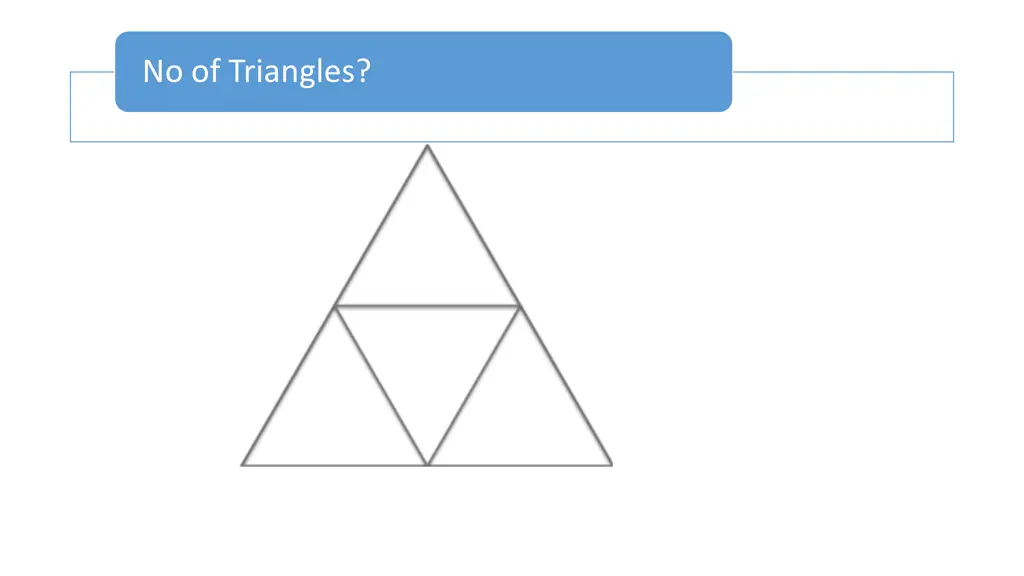 no of triangles