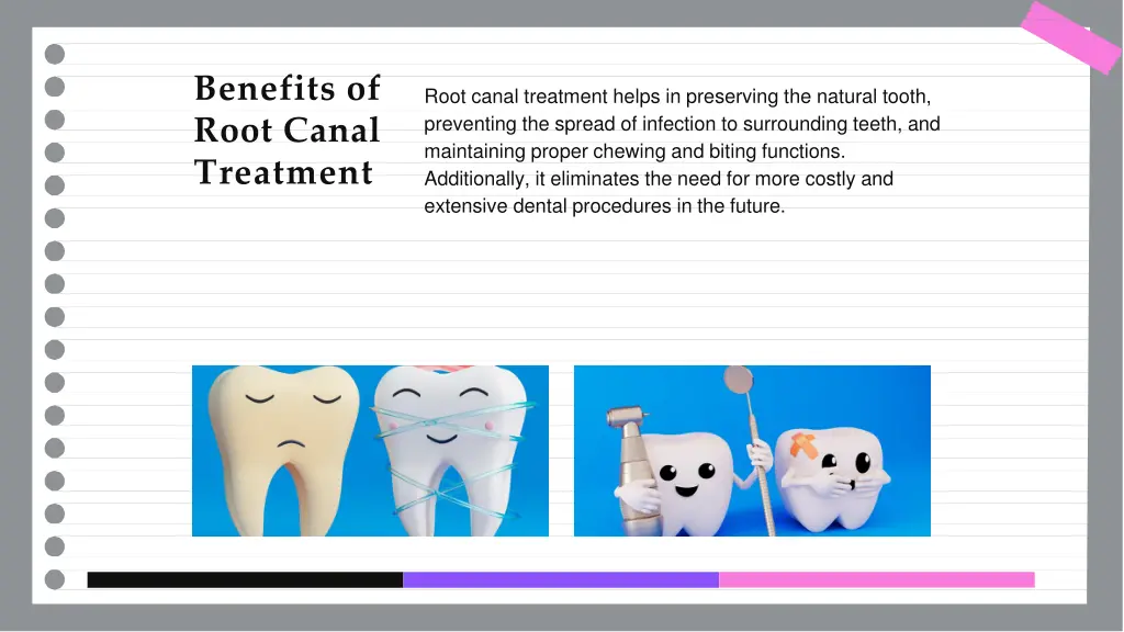 benefits of root canal treatment