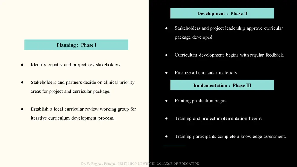 development phase ii