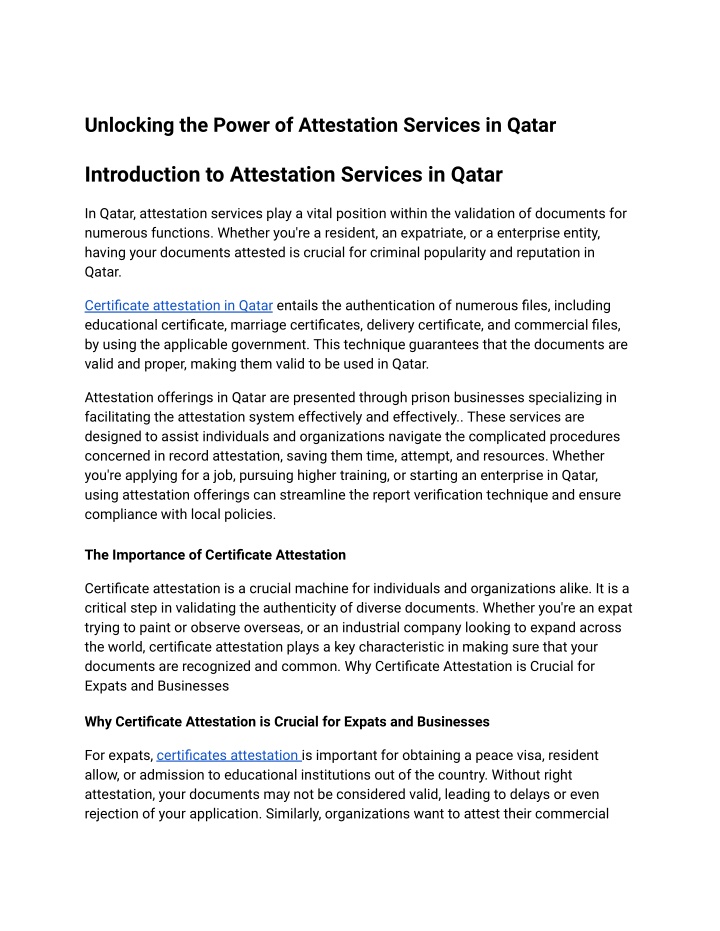 unlocking the power of attestation services