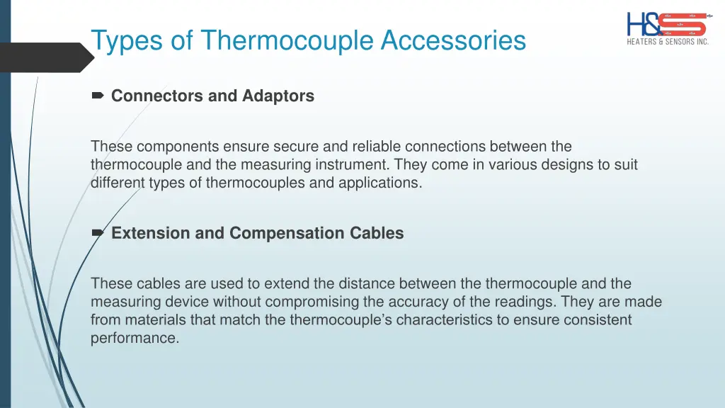 types of thermocouple accessories