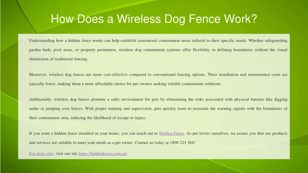 how does a wireless dog fence work 1