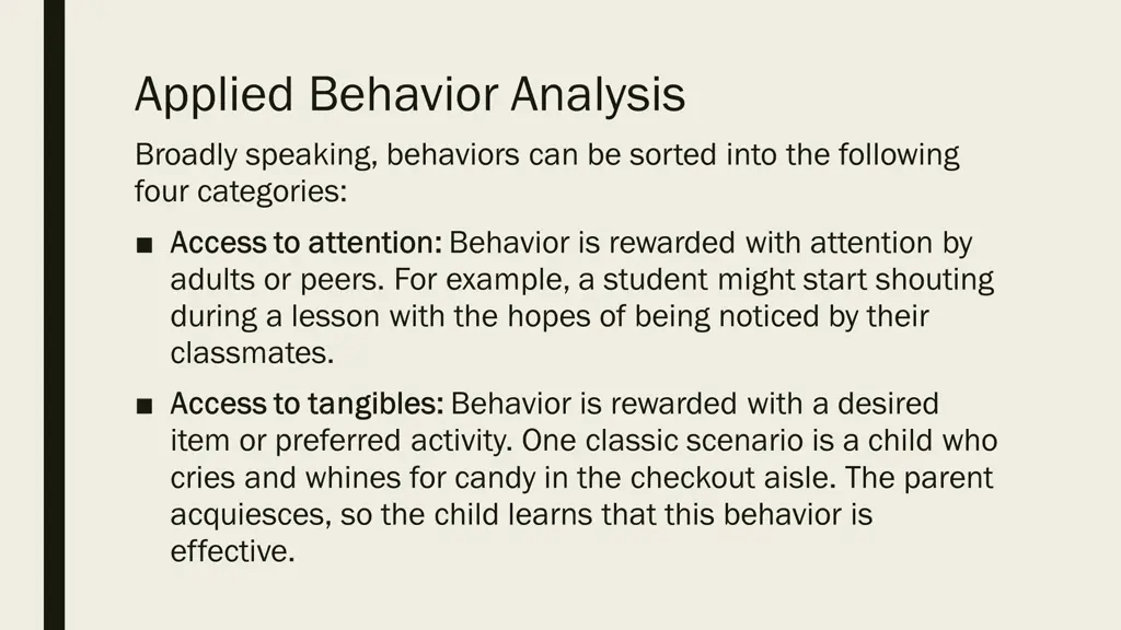 applied behavior analysis broadly speaking