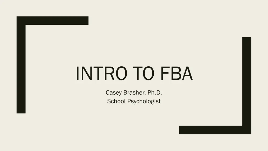 intro to fba