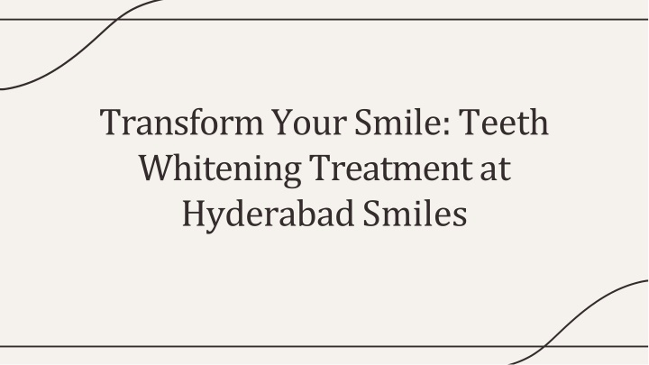 transform your smile teeth whitening treatment