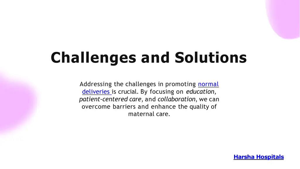 challenges and solutions