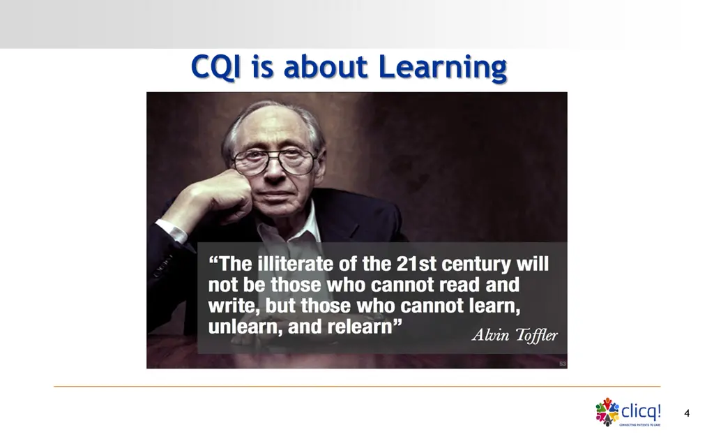 cqi is about learning